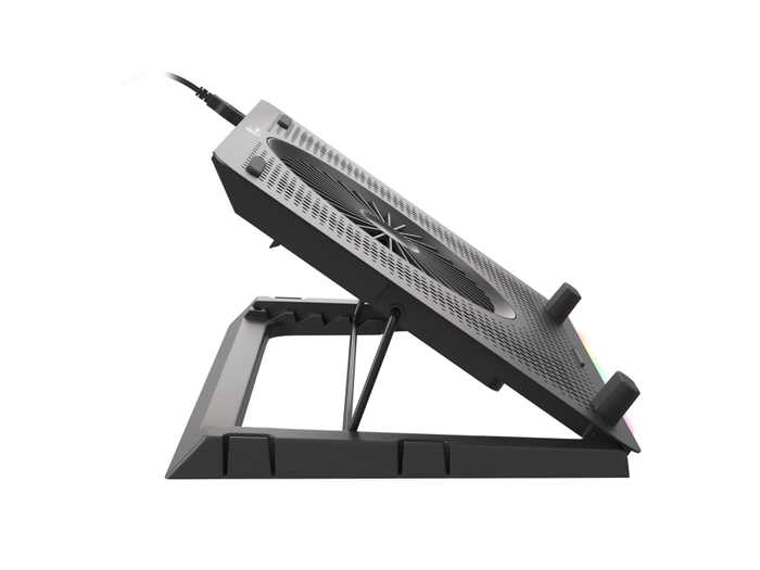 GENESIS Oxid 450 Almohadilla Refrigeradora para Portátil 15.6" 2400 RPM Negro con RGB