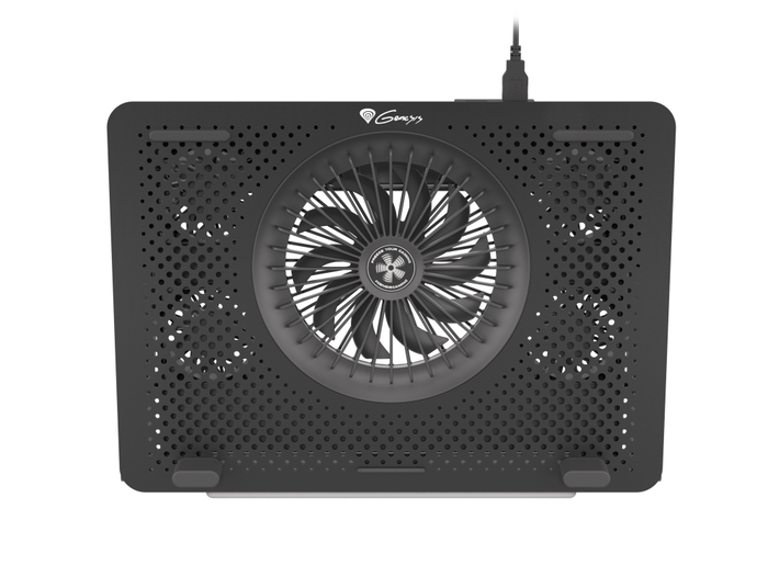 GENESIS Oxid 450 Almohadilla Refrigeradora para Portátil 15.6" 2400 RPM Negro con RGB