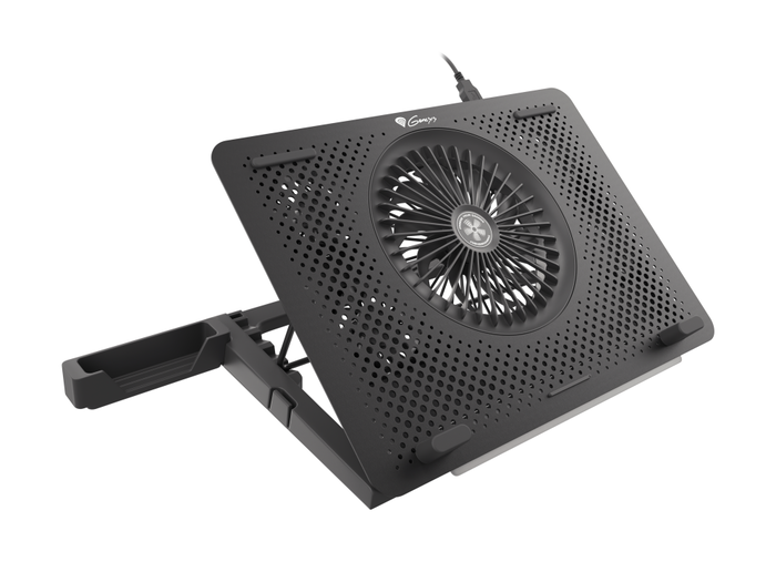 GENESIS Oxid 450 Almohadilla Refrigeradora para Portátil 15.6" 2400 RPM Negro con RGB