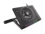 Genesis OXID 450 RGB Base Refrigeradora para Portátil hasta 15.6", con 5 Ventiladores, HUB USB, Soporte de Teléfono y Ajuste de Altura - Negro