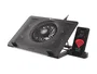 Genesis OXID 450 RGB Base Refrigeradora para Portátil hasta 15.6", con 5 Ventiladores, HUB USB, Soporte de Teléfono y Ajuste de Altura - Negro