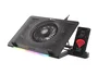 Genesis OXID 450 RGB Base Refrigeradora para Portátil hasta 15.6", con 5 Ventiladores, HUB USB, Soporte de Teléfono y Ajuste de Altura - Negro