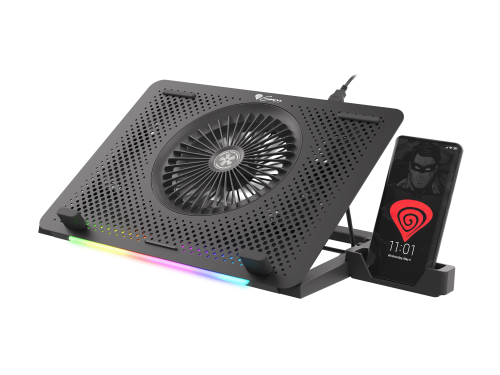 Genesis Oxid 450 RGB Base de Refrigeración para Portátiles hasta 15.6 pulgadas
