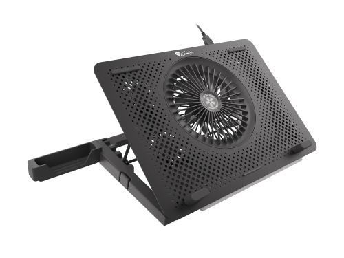 Genesis Oxid 450 RGB Base de refrigeración para portátil de 15.6 pulg, Negro