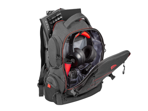 GENESIS Pallad 550 Mochila para Portátil 17.3 pulgadas Negro, Rojo GENESIS Pallad 550 Mochila para Portátil 17.3 pulgadas Negro, Rojo