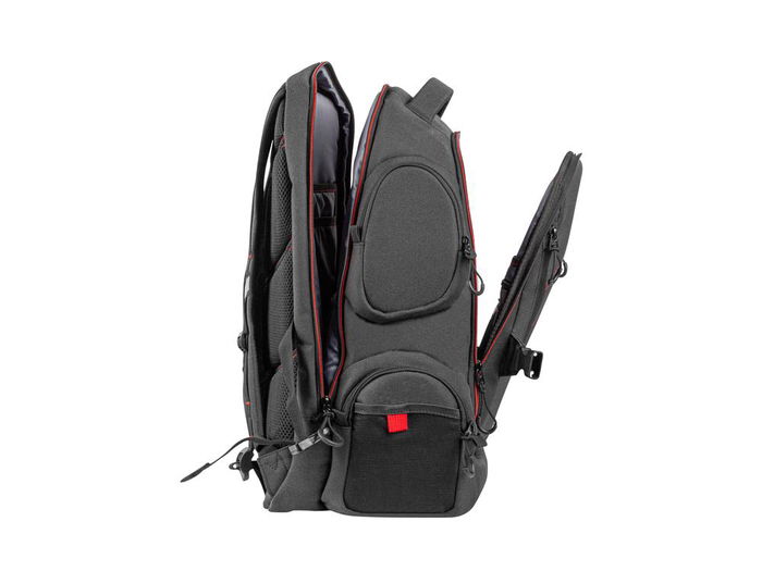 GENESIS Pallad 550 Mochila 43.9 cm (17.3 pulgadas) para Portátil, Color Negro y Rojo GENESIS Pallad 550 Mochila 43.9 cm (17.3 pulgadas) para Portátil, Color Negro y Rojo