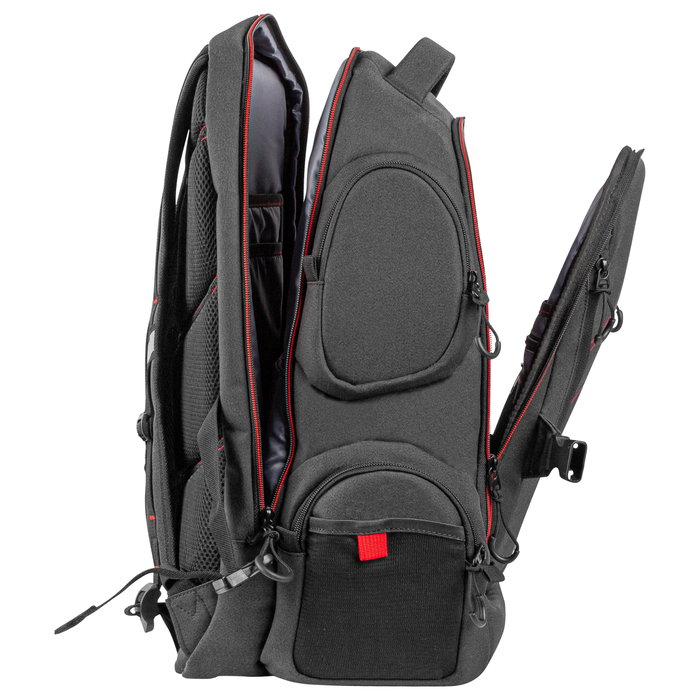 GENESIS Pallad 550 Mochila para Portátil 17.3 pulg, Negro, Rojo