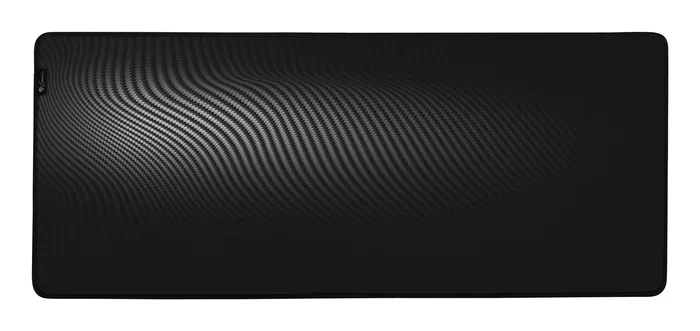 Genesis Carbon 500 Ultra Wave Alfombrilla de Ratón Gaming, 1100x450 mm, Base Antideslizante, Tela, A Prueba de Salpicaduras, Bordes Rematados, Negro/Gris