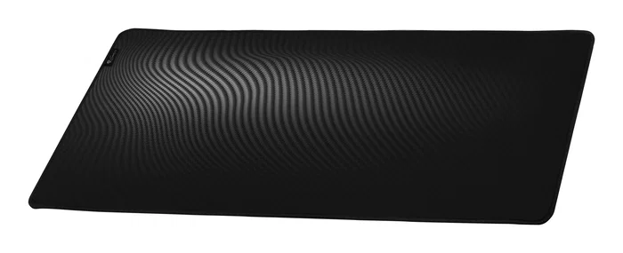 Genesis Carbon 500 Ultra Wave Alfombrilla de Ratón Gaming, 1100x450 mm, Base Antideslizante, Tela, A Prueba de Salpicaduras, Bordes Rematados, Negro/Gris