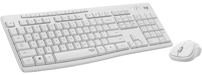 Logitech MK295 Silent Combo de Teclado y Ratón Inalámbrico Blanco