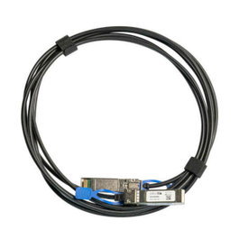 MIKROTIK XS+DA0001 Cable de fibra óptica e InfiniBand 1 m SFP/SFP+/SFP28 Negro