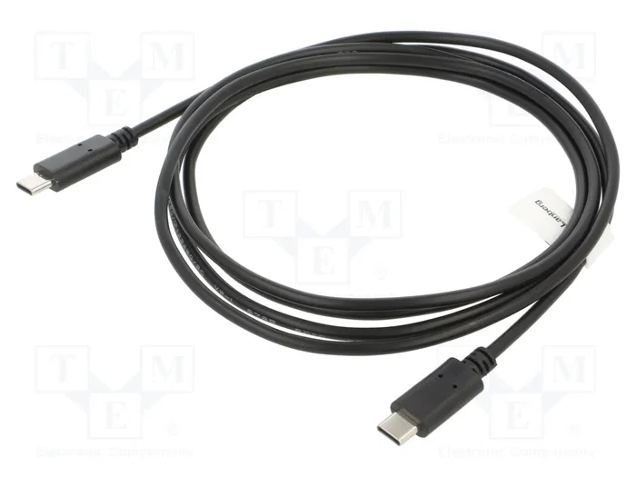 Lanberg Cable USB 2.0 USB tipo C a USB tipo C 1,8m Negro