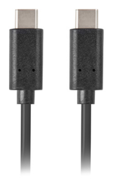 Lanberg Cable USB 3.1 a USB Tipo-C 1.80m Negro CA-CMCM-10CU-0018-BK