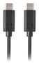 Lanberg Cable USB Tipo-C a USB Tipo-C 1,8m Negro CA-CMCM-10CU-0018-BK