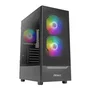 Antec NX 410 Caja PC Gaming Midi Tower Gris ATX, ITX, micro ATX, con Ventana Lateral, 2x USB 2.0, 1x USB 3.0 y sin Fuente de Alimentación