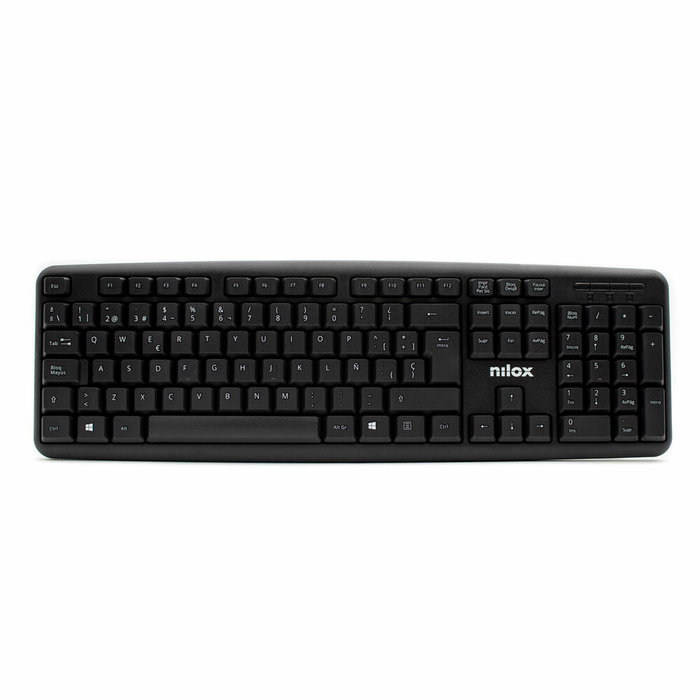 Nilox Teclado USB 105 teclas Negro Español
