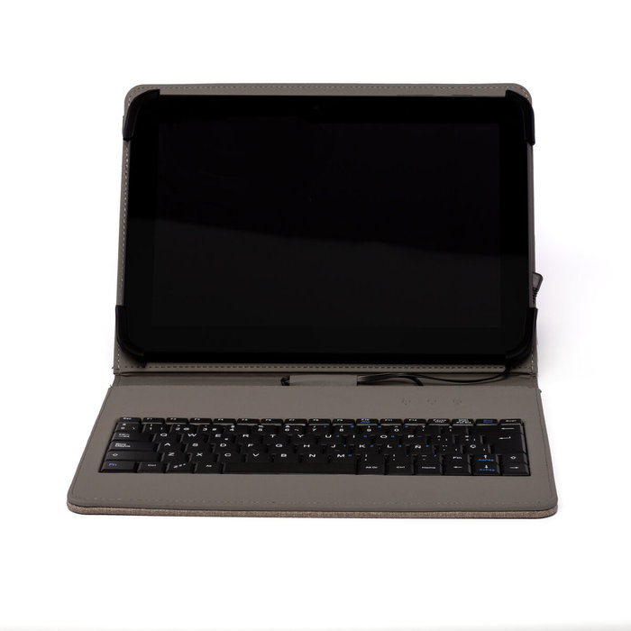 Nilox Funda para Tablet de 9,7 a 10,5 Pulgadas con Teclado USB Gris