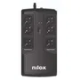 Nilox NXGCLIO8501X5V2 UPS SAI Línea Interactiva 850VA / 595W, 6 Tomas Schuko, Microprocesador, Respuesta <2ms, AVR, 12V 5Ah