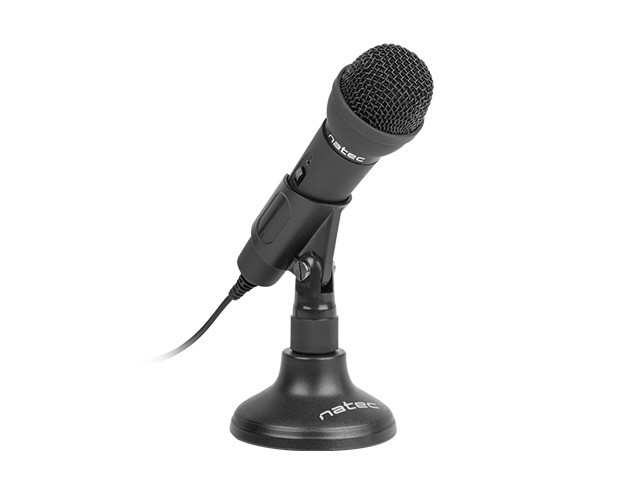 NATEC ADDER Micrófono para conferencias Negro