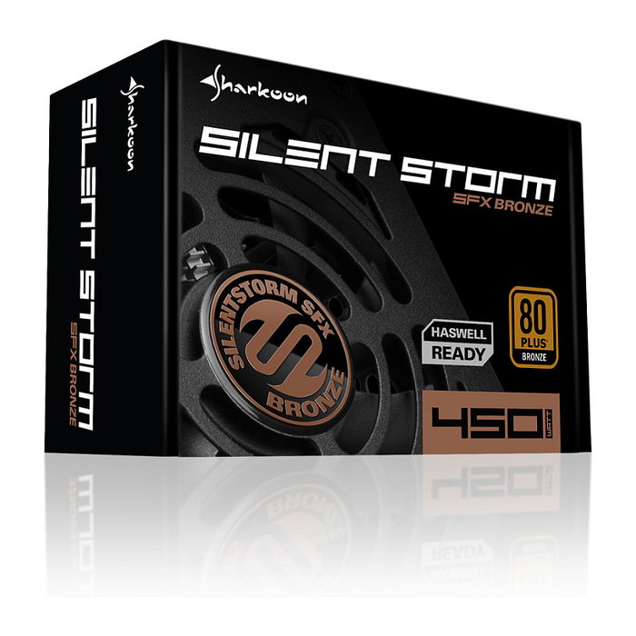 Sharkoon SFX Bronze 450W Fuente de Alimentación PC 450W 80 PLUS Bronze