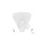 TOOQ Altavoces Autoamplificados TQOWS-01W de Pared, 60W, Blanco