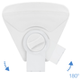 TOOQ Altavoces Autoamplificados TQOWS-01W de Pared, 60W, Blanco