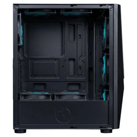 Hiditec Caja Gaming Semitorre V20 Pro ARGB - Torre ATX, Panel Lateral de Cristal Templado, Control ARGB, Ventiladores Incluidos