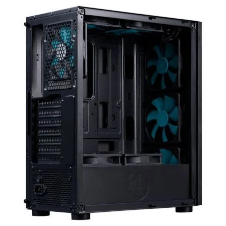 Hiditec Caja Gaming Semitorre V20 Pro ARGB - Torre ATX, Panel Lateral de Cristal Templado, Control ARGB, Ventiladores Incluidos