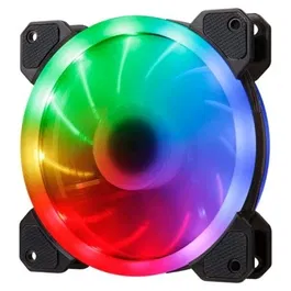 Hiditec Ventilador N5-ARGB 12cm ARGB para PC, Silencioso y Potente, Cojinete Hidráulico, 120mm, 1000 RPM, 35.8 CFM