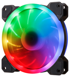 Hiditec Ventilador N5-ARGB 12cm Ventilador para PC con Iluminación RGB