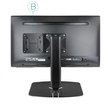 Tooq Soporte VESA para Mini PC - Compatible con montaje VESA 100x100 mm, peso máximo soportado 3 kg, color negro