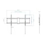 Tooq Soporte de Pared LP4390F-B para Pantallas de 43-90 pulgadas