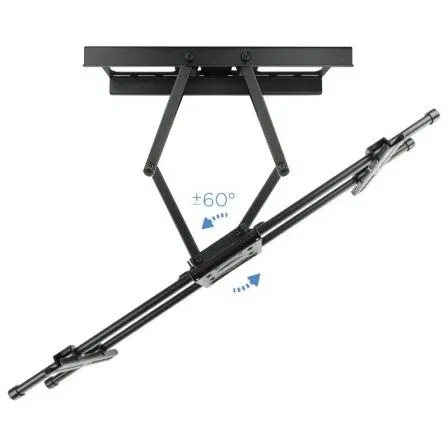 Tooq Soporte Pared TV LP3790TN-B Giratorio Inclinable Nivelable para Pantallas de 43-90" hasta 75kg