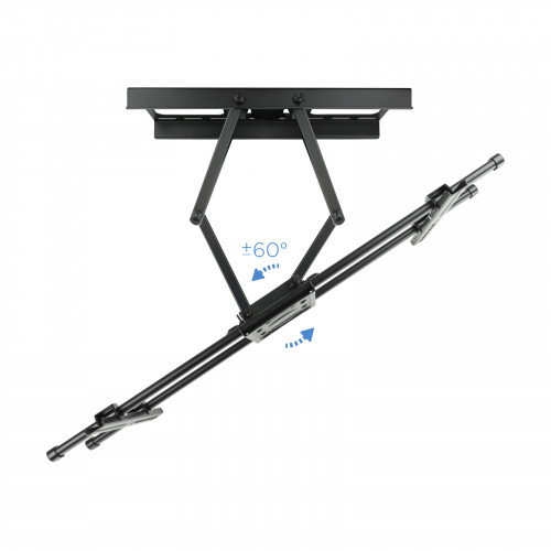 Tooq Soporte de Pared Giratorio e Inclinable LP3790TN-B para TV de 37-90 pulgadas