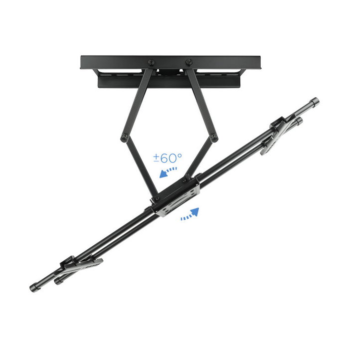 Tooq Soporte de Pared Giratorio e Inclinable LP3790TN-B para TV de 37-90 pulgadas