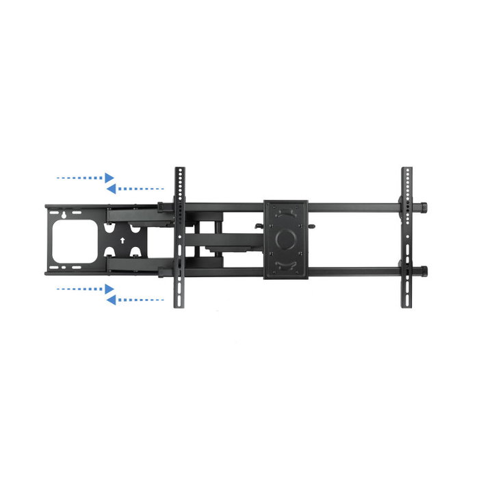 Tooq Soporte de Pared Giratorio e Inclinable LP3790TN-B para TV de 37-90 pulgadas