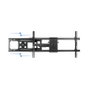 Tooq Soporte de Pared Giratorio e Inclinable LP3790TN-B para TV de 37-90 pulgadas