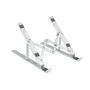 Tooq Soporte Elevador de Aluminio Plegable para Portátiles hasta 15 pulgadas, Plata