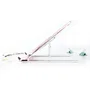 Tooq TQLRS0033-AL Soporte Elevador Plegable para Portátil y Tablet, Ajustable 7 Alturas, Base Antideslizante, para Pantallas de 11" a 15" (Hasta 5 kg), Color Plata