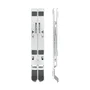 Tooq Soporte Elevador de Aluminio Plegable para Portátiles hasta 15 pulgadas, Plata