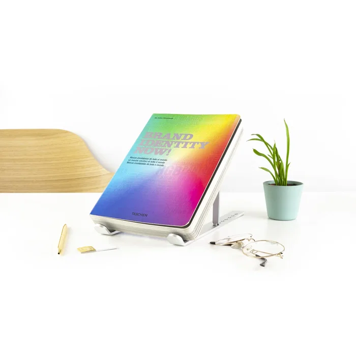Tooq TQLRS0033-AL Soporte Elevador Plegable para Portátil y Tablet, Ajustable 7 Alturas, Base Antideslizante, para Pantallas de 11" a 15" (Hasta 5 kg), Color Plata