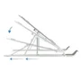 TooQ TQLRS0033-AL Soporte para Portátiles hasta 15" y Tablets Elevador Plegable Plata