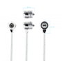 Tooq Cable de Seguridad TQCLKC0025 con Llave de 1,5m Plata