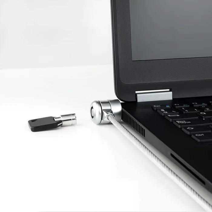 Tooq Cable de Seguridad T-LOCK con Llave 1,5 m Plata