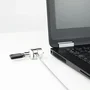 Tooq Cable de Seguridad T-LOCK con Llave 1,5 m Plata