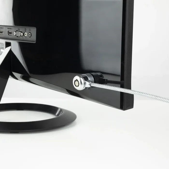 Tooq Cable de Seguridad T-LOCK con Llave 1,5 m Plata
