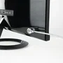 Tooq Cable de Seguridad T-LOCK con Llave 1,5 m Plata