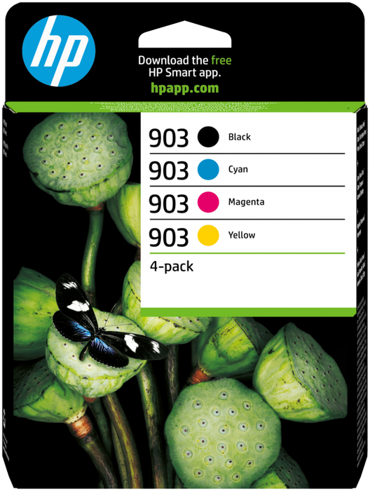 HP 903 Multipack de 4 Cartuchos de Tinta (Negro, Cian, Magenta, Amarillo) 6ZC73AE HP 903 Multipack de 4 Cartuchos de Tinta (Negro, Cian, Magenta, Amarillo) 6ZC73AE