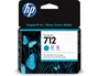 HP Cartucho de Tinta DesignJet 712 Cian 29 ml (3ED67A) de Rendimiento Estándar