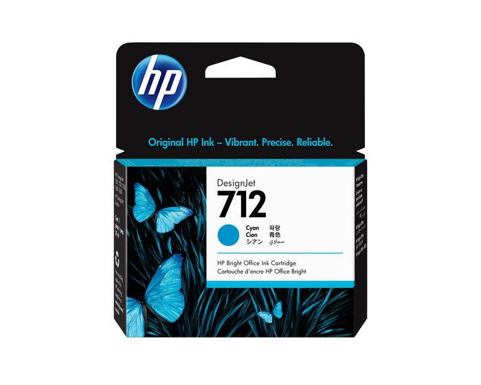 HP 712 Cartucho de Tinta Cian DesignJet 29 ml para HP HP 712 Cartucho de Tinta Cian DesignJet 29 ml para HP